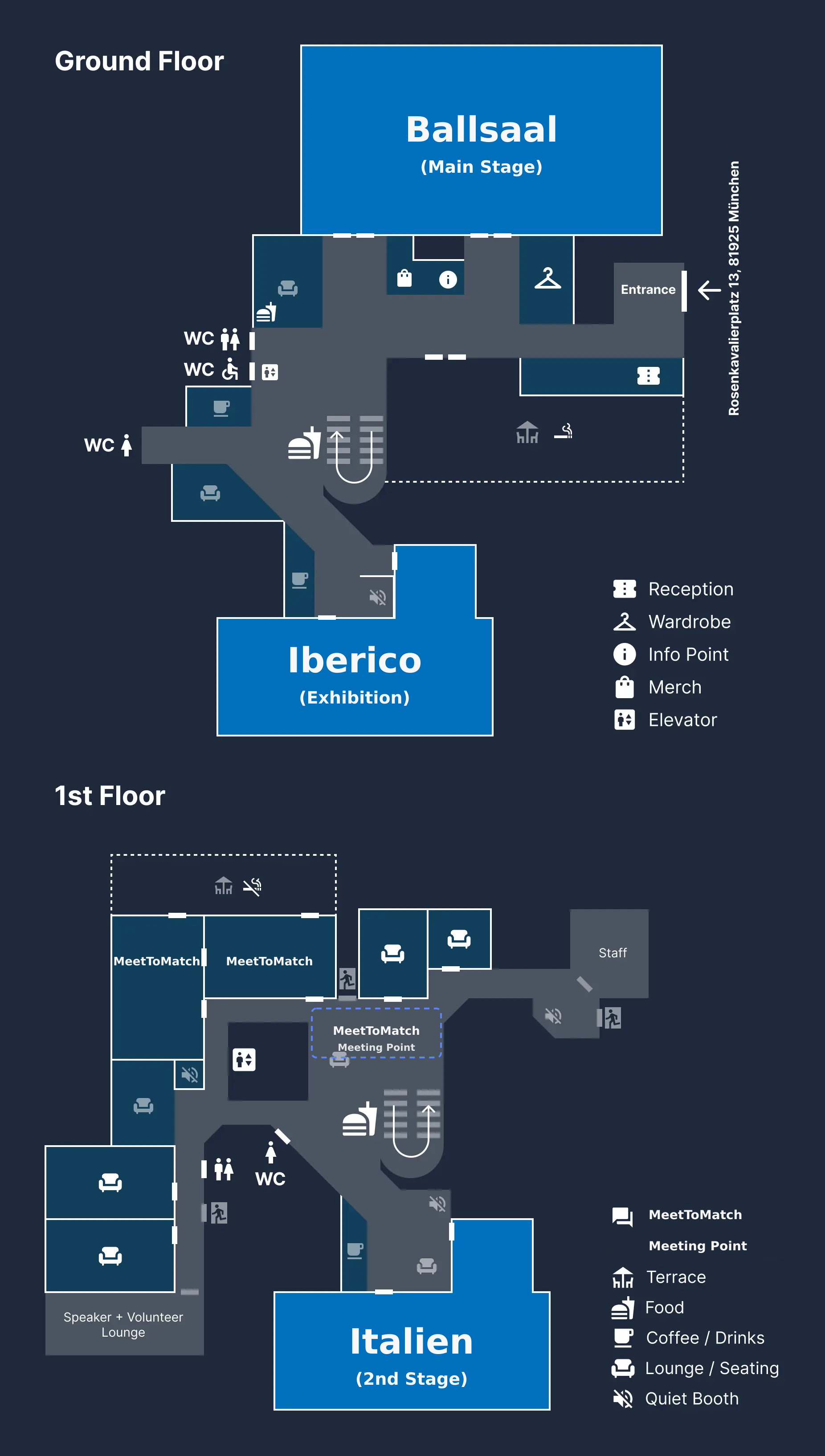 Venue map for GodotFest 2026